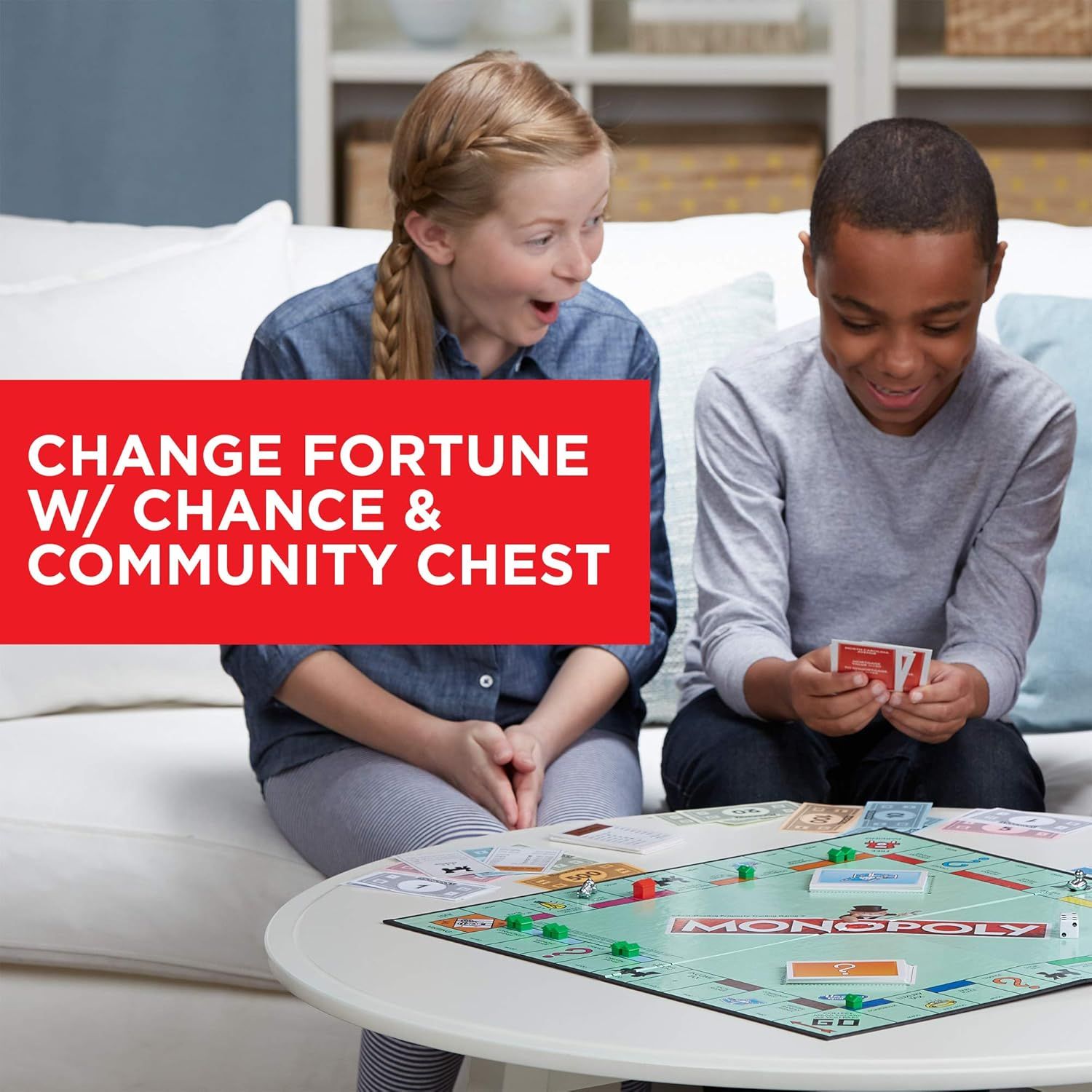 Demonstrates the product's ability to bring people together for fun, engaging gameplay, emphasizing its social and entertainment value.