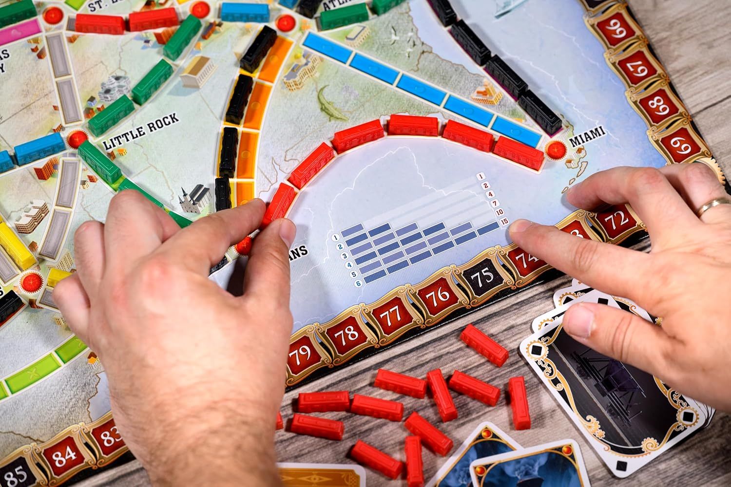 Demonstrates the product being actively used in a real-world setting to help shoppers visualize the gameplay experience and engagement.