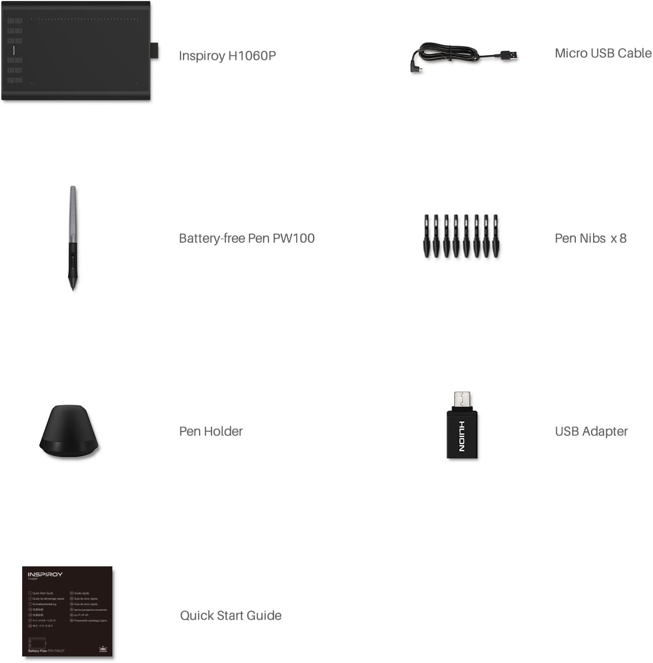 Shows all items included in the package to help shoppers understand the complete value and contents they will receive with their purchase.