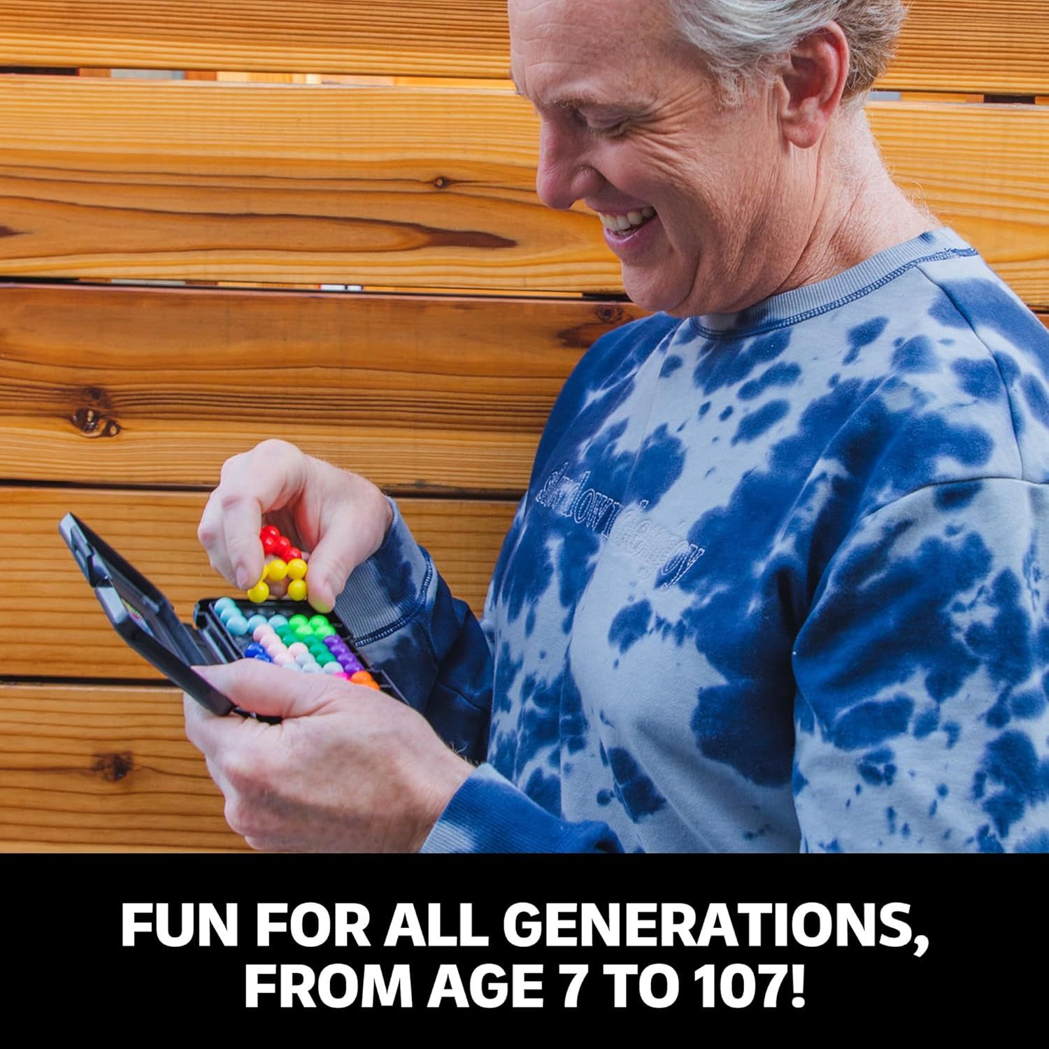 Demonstrates that the product is enjoyable and suitable for users of all ages, from children to seniors, emphasizing its universal appeal and family-friendly nature.