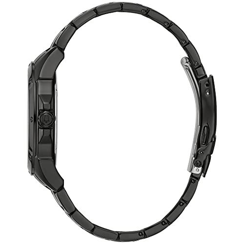 Provides a clean, catalog-style view of the watch from the side profile to show its design, case thickness, and band structure without distractions.