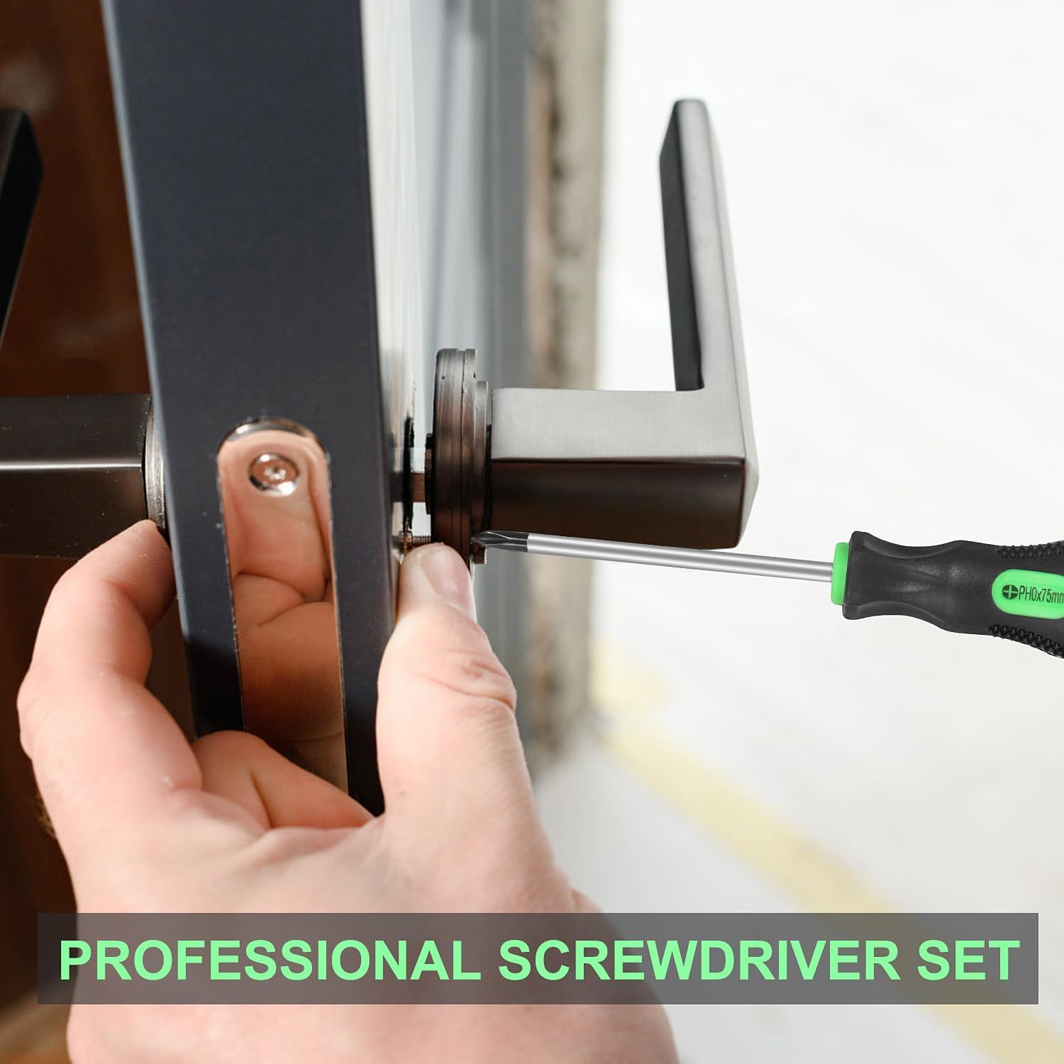 Demonstrates how to use the screwdriver set for installation or assembly tasks, reassuring shoppers that the product is practical and easy to use for real-world applications. Highlights the…