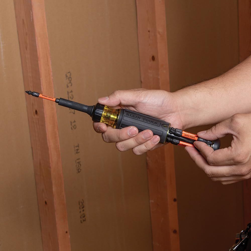 Demonstrates the product being used in a real-world construction/installation setting to help shoppers visualize practical application and build confidence in the tool's functionality.