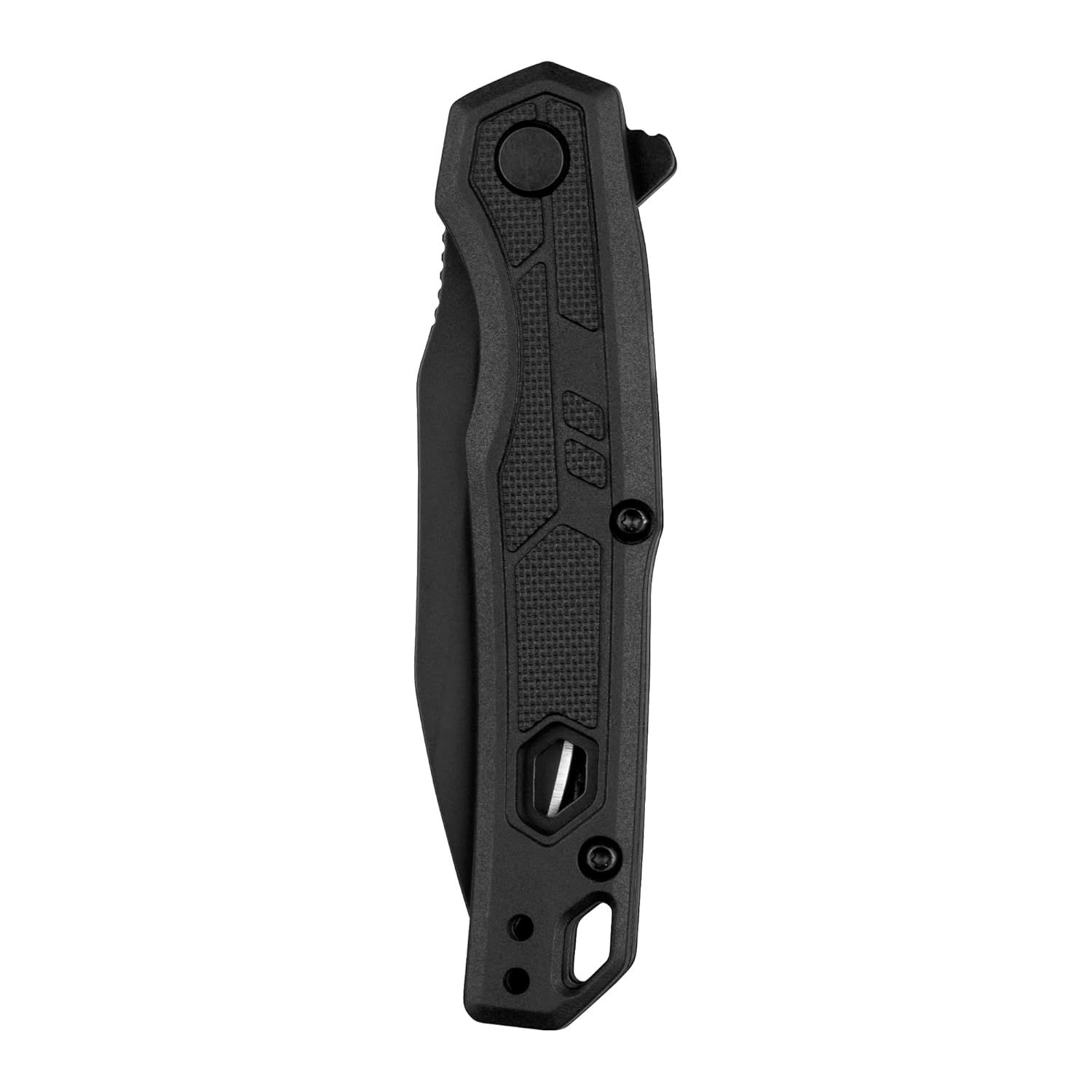 Provides a clean, catalog-style view of the folding knife on a white background with no distractions, allowing shoppers to see the product's design, texture, and physical features clearly.
