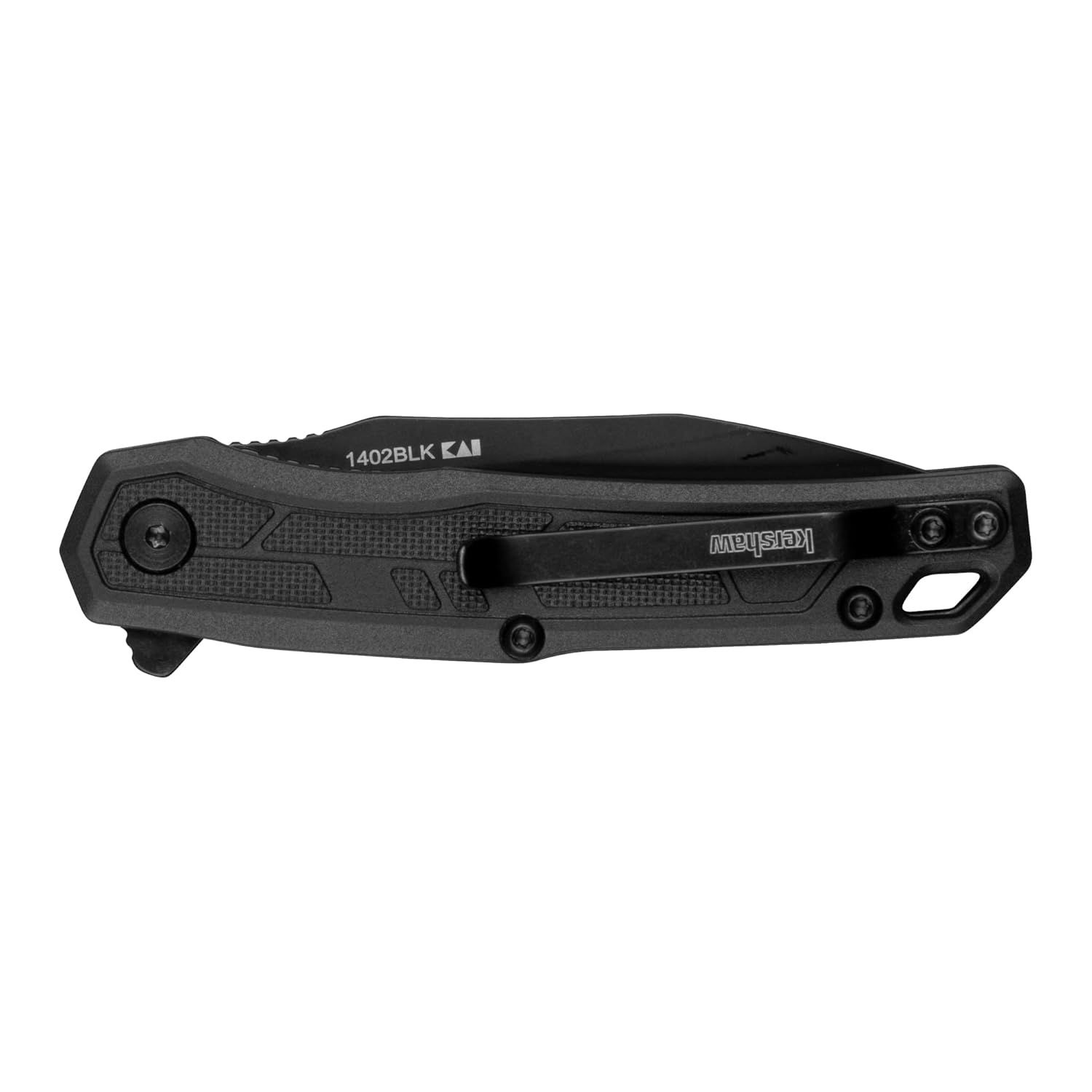 Provides a clean, catalog-style view of the folded knife on a white background with no distractions, allowing shoppers to see the product design and details clearly.