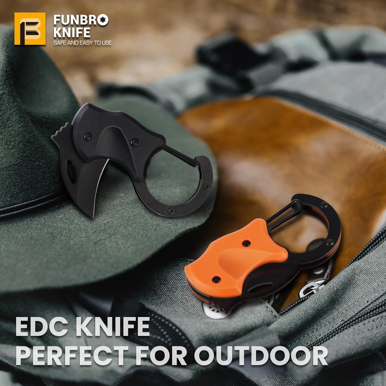 Demonstrates the product's suitability for outdoor and everyday carry (EDC) applications, positioning it as a versatile tool for outdoor enthusiasts. Highlights the knife's outdoor versatility and…