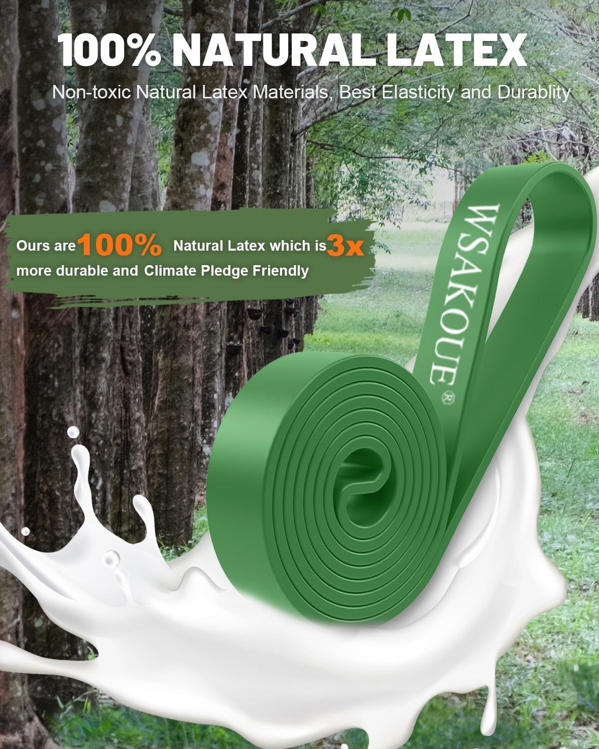Communicates the product's eco-friendly and safe material composition, reassuring shoppers that it's made from natural, non-toxic latex that is environmentally responsible. Highlights the superior…