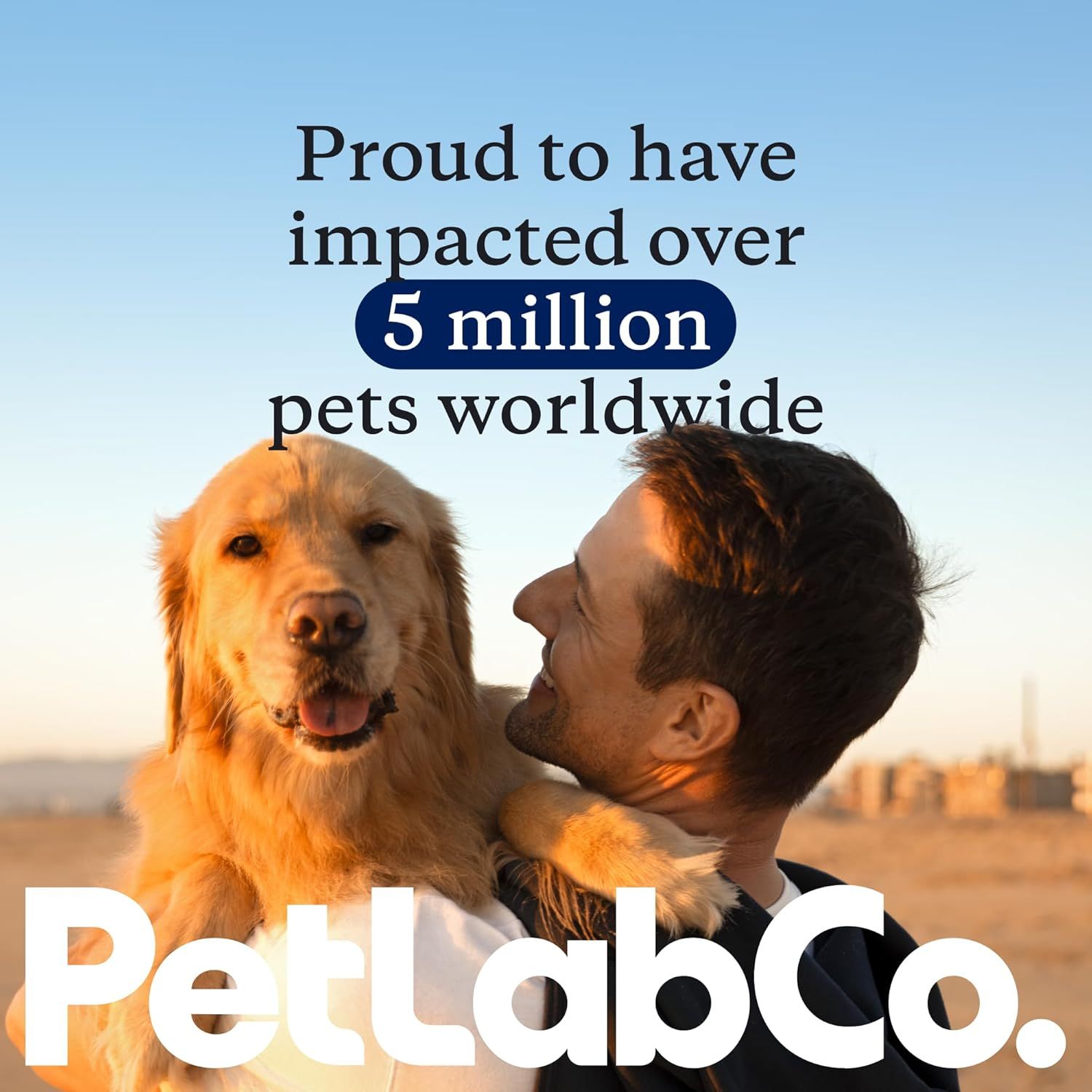 Communicates the brand's scale and positive impact by highlighting the impressive number of pets they have served globally, building trust and credibility with shoppers. Establishes the brand's…