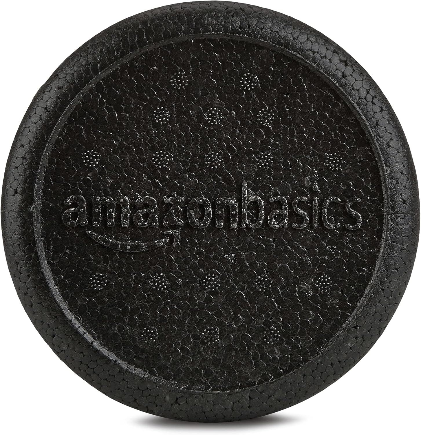 Provides a clean, catalog-style view of the product showing the AmazonBasics branding and textured surface detail without distractions.