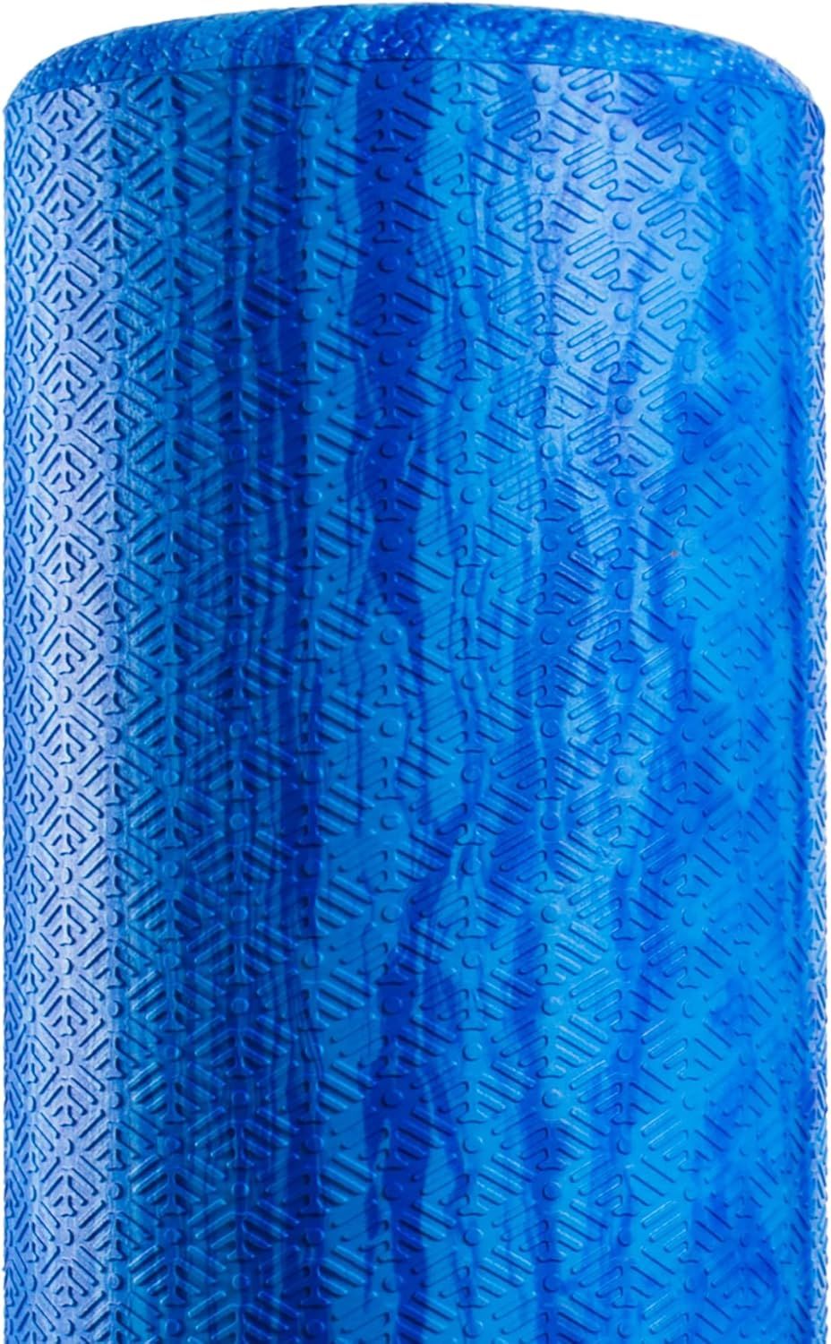 Provides a clean, catalog-style view of the foam roller's textured surface and cylindrical shape on a white background for clear product visualization.