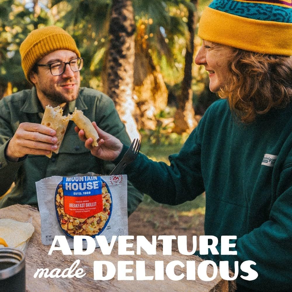 Showcases the product being enjoyed in a real-world outdoor camping setting to help shoppers visualize using it during their own adventures and connect emotionally with the lifestyle.