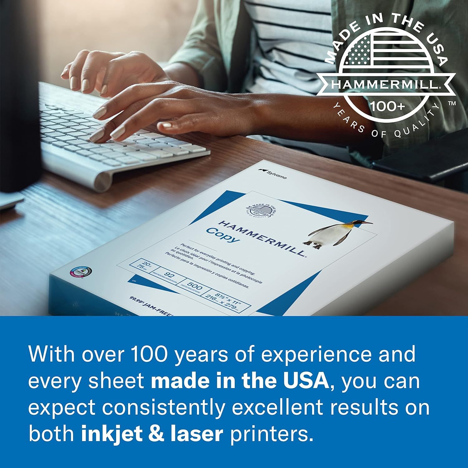 Communicates the brand's heritage, American manufacturing origin, and long-standing reputation for quality to build trust and differentiate from competitors.