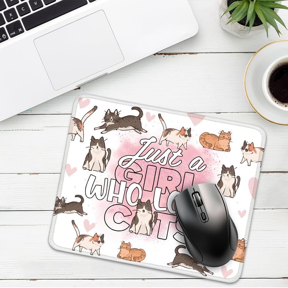 Demonstrates the product in a real-world office environment to help shoppers visualize how it fits into their daily workspace alongside a laptop, coffee, and desk accessories.