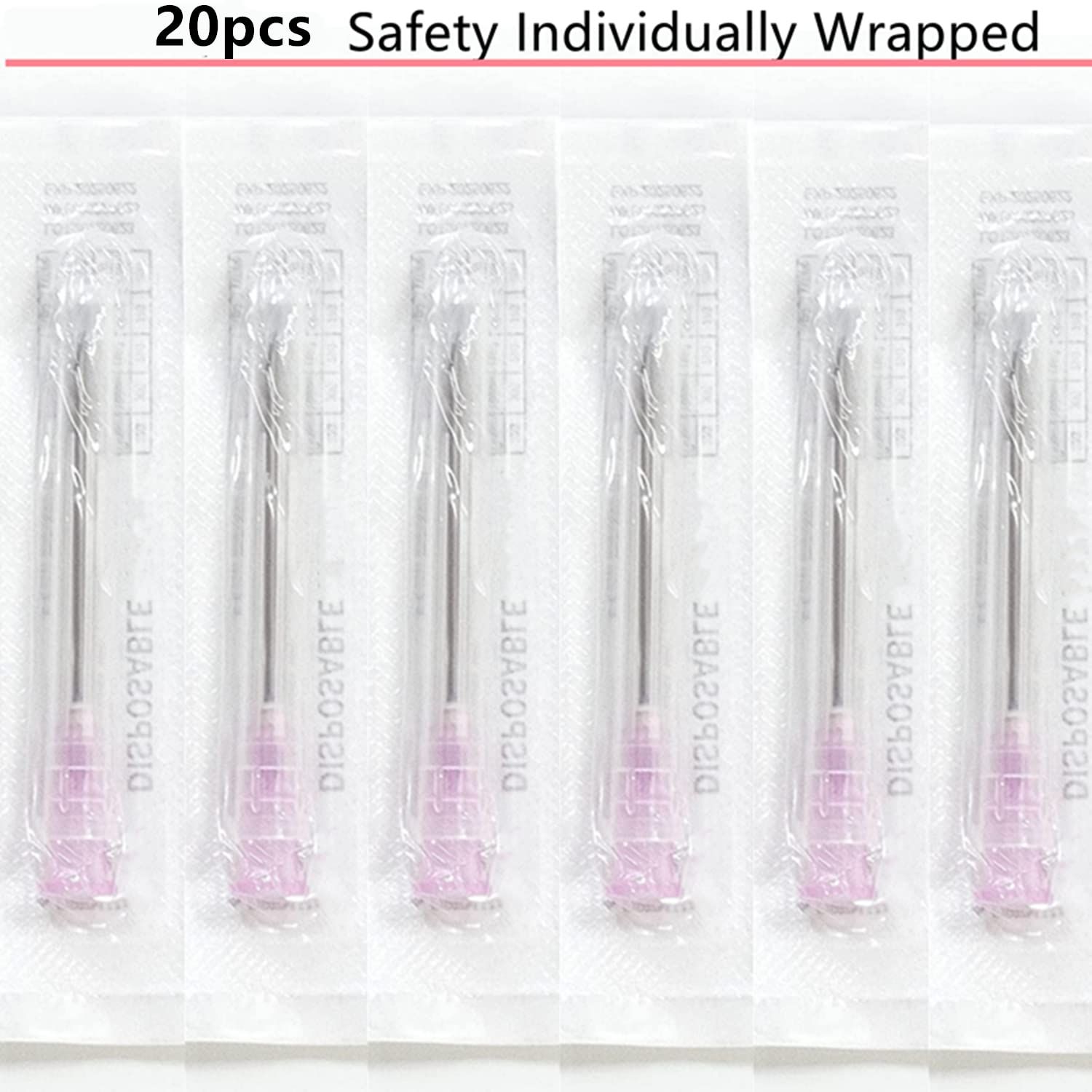 Shows the customer exactly what they receive in the package—20 individually wrapped units—to communicate quantity, value, and hygienic safety packaging. Emphasizes the hygienic and safe packaging of…