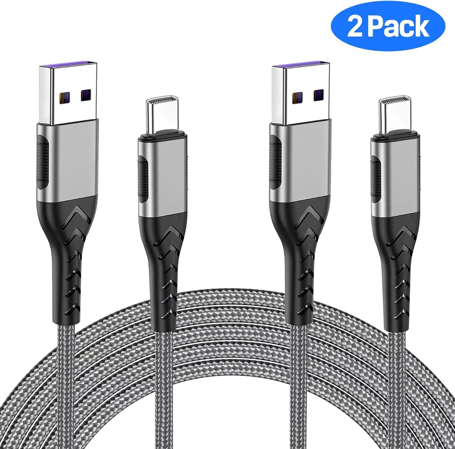 Communicates that the customer receives two charging cables in this purchase, emphasizing value and convenience.