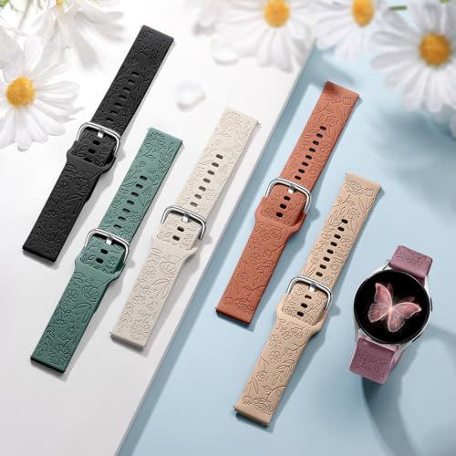 Showcases the variety of color and design options available for the watch bands, helping shoppers choose the style that best fits their preference.