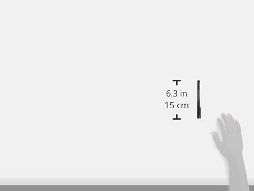 Communicates the physical height of the product (6.3 inches / 15 cm) using a hand for scale reference, helping shoppers understand the actual size before purchase.