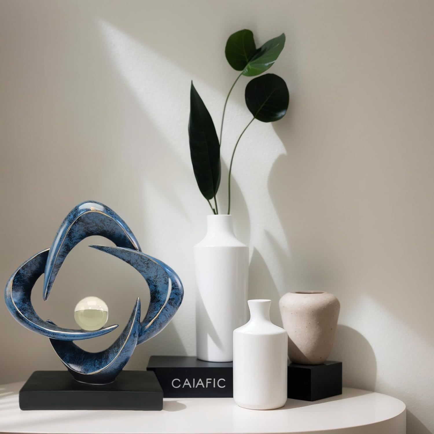 Showcases the product in an elegant, real-world home setting to help shoppers visualize how it would look in their own space and convey aesthetic appeal.