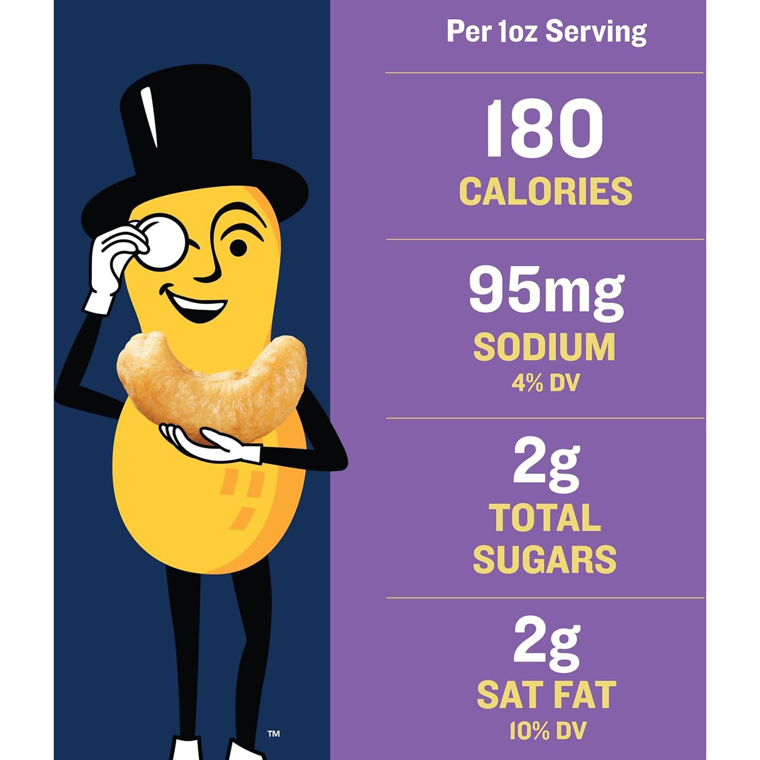 Provides detailed nutritional facts per serving to inform shoppers about the product's calorie count, sodium, sugar, and fat content, helping them make informed dietary decisions.