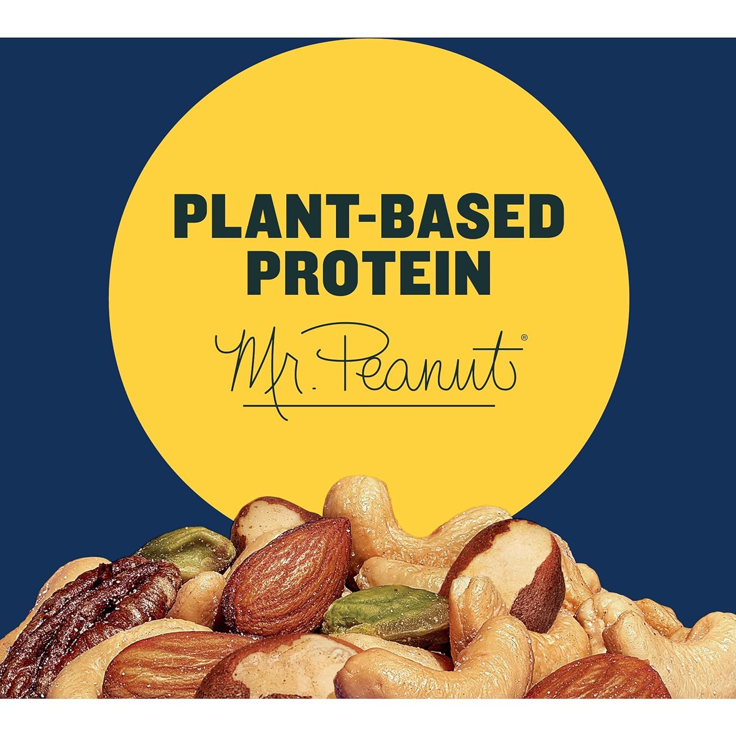 Communicates that the product is made from plant-based protein sources, appealing to health-conscious and vegan/vegetarian shoppers seeking alternative protein options.