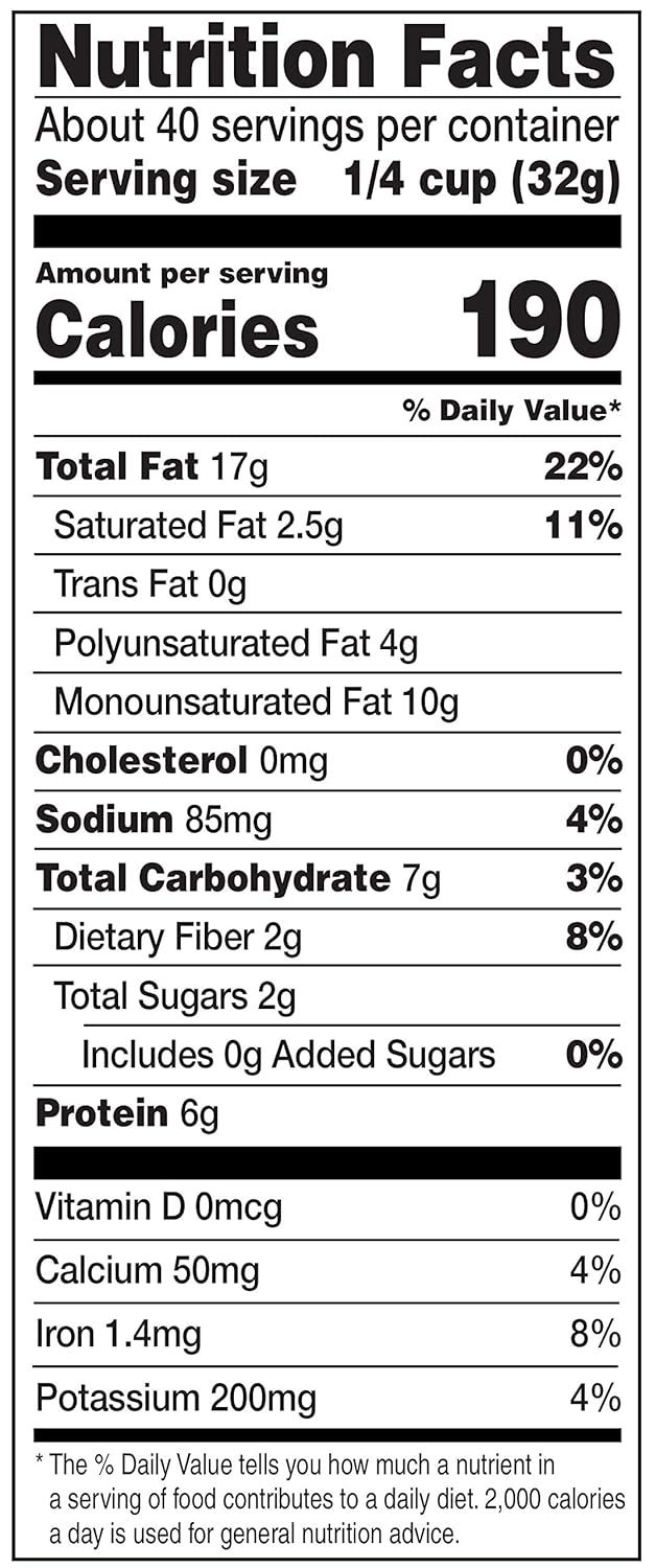 Provides complete nutritional information to help shoppers make informed dietary decisions and understand the product's nutritional profile.