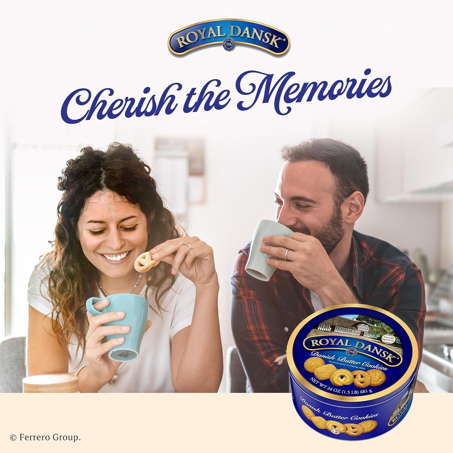 Communicates the brand's emotional positioning around nostalgia and memory-making, reinforcing Royal Dansk as a product associated with cherished moments and traditions.