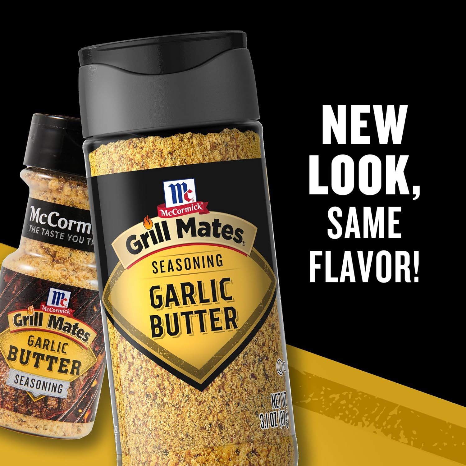 Reassures shoppers that despite the new packaging design, the product flavor and quality remain unchanged, building trust during a brand refresh.