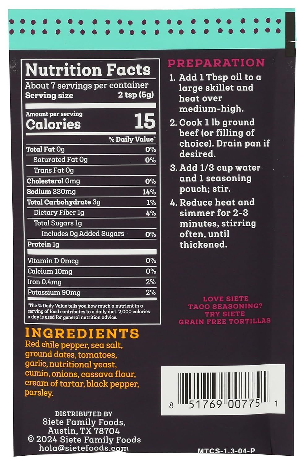 This image provides comprehensive product information including nutritional content, step-by-step cooking instructions, and ingredient transparency to help shoppers understand what they're buying…