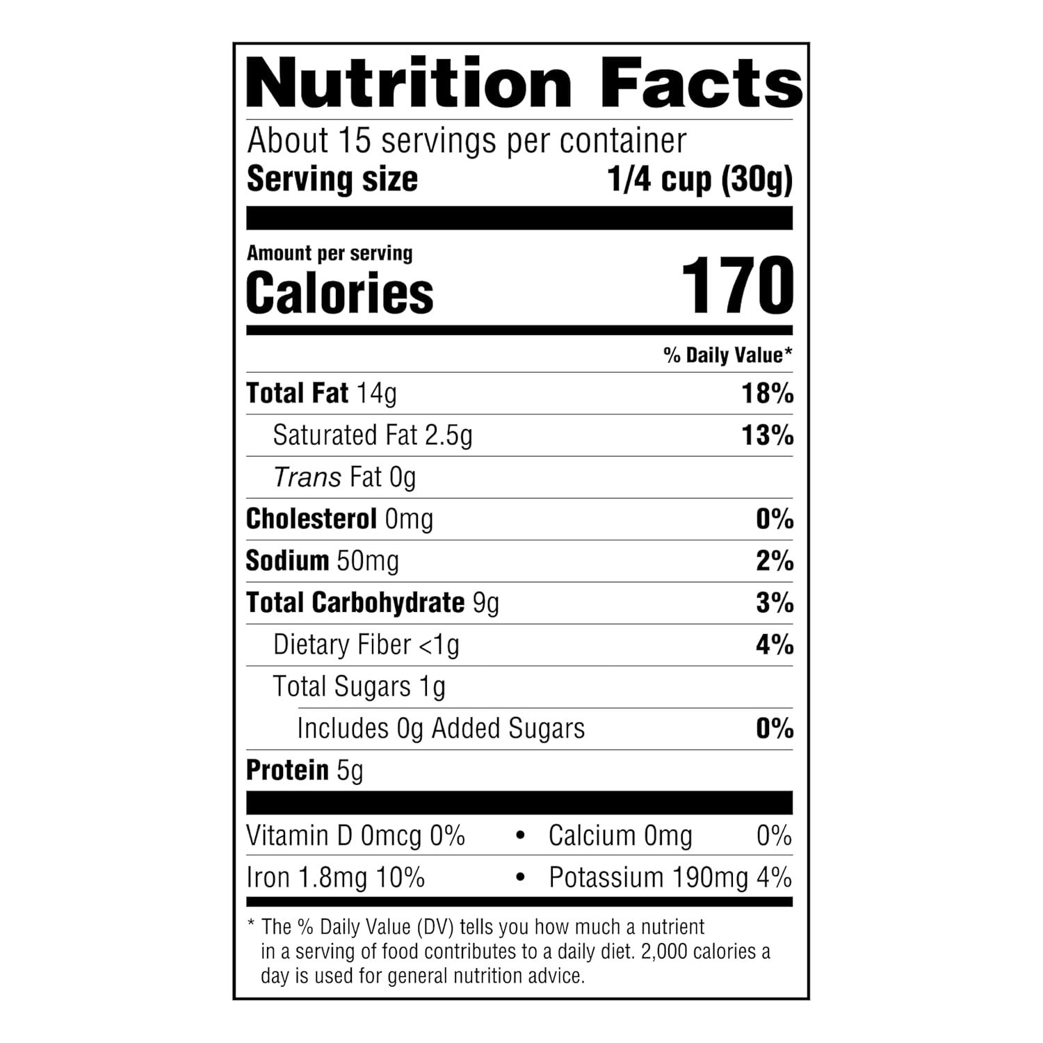 Provides detailed nutritional information to help shoppers make informed dietary decisions and understand the product's nutritional profile.