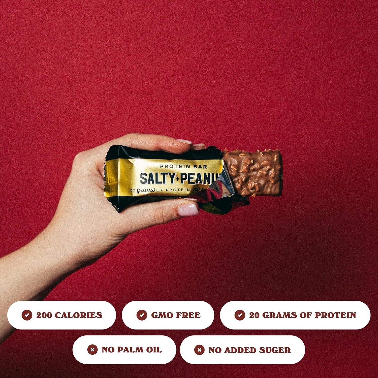Communicates multiple nutritional benefits and clean ingredient claims to reassure health-conscious shoppers about the product's quality and nutritional profile.