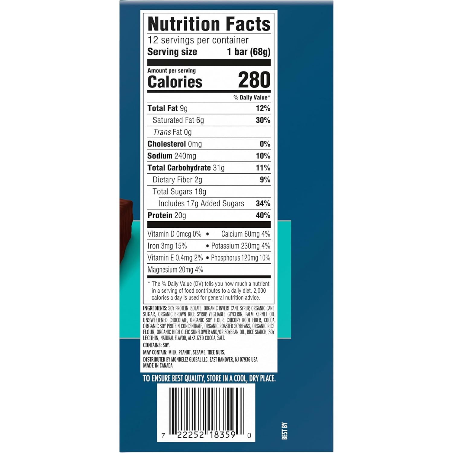 Provides comprehensive nutritional information and ingredient details to help shoppers make informed dietary decisions and understand the product's nutritional profile.
