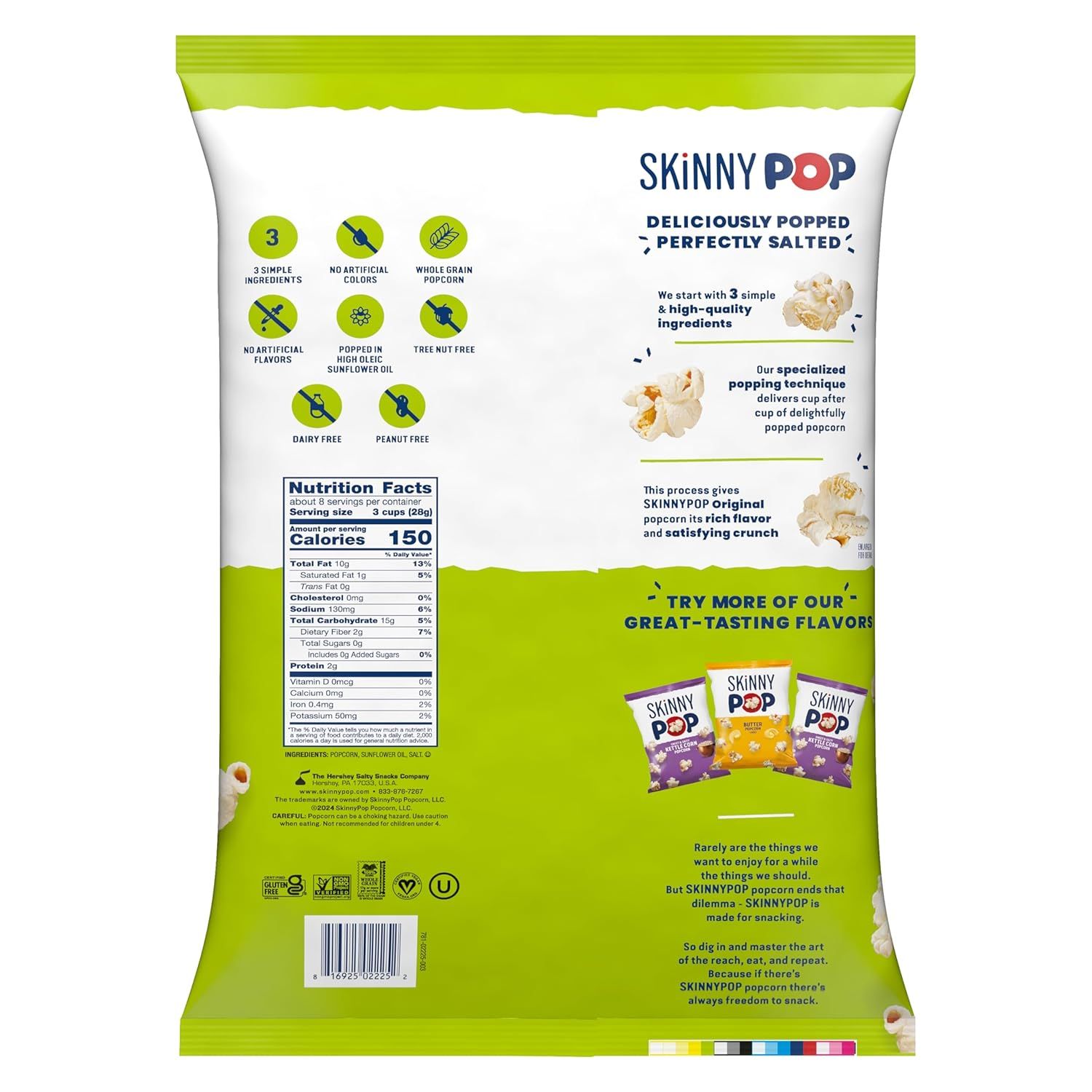 This image showcases multiple distinct product benefits in a visually segmented layout, highlighting the clean ingredient profile, allergen-free attributes, specialized production process, and…