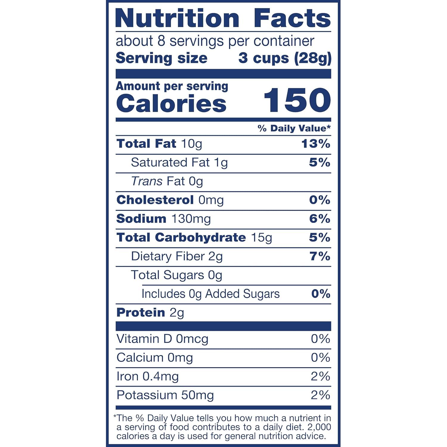 Provides detailed nutritional information to help shoppers make informed dietary decisions and understand the product's health profile.