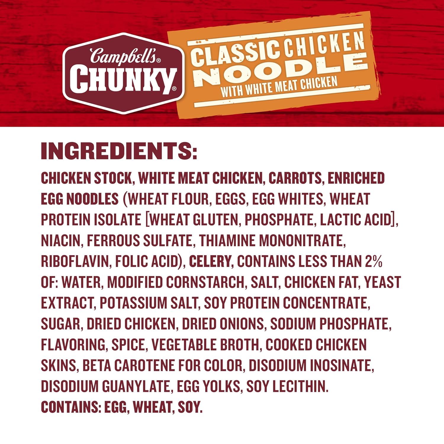 Provides complete transparency about what's inside the product, listing all ingredients and allergen information to help shoppers make informed dietary decisions.