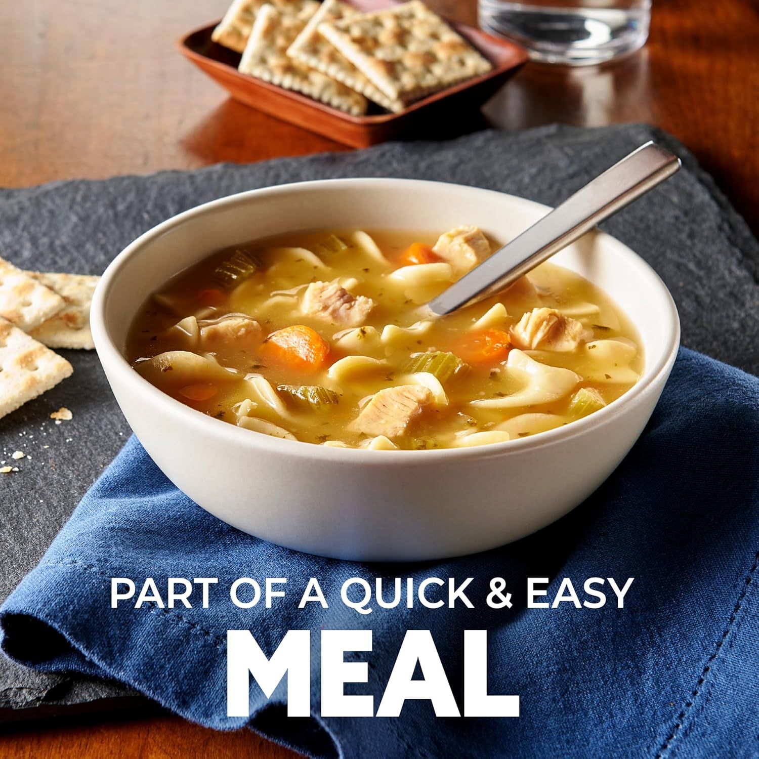 Communicates that the product is convenient and easy to prepare, making it ideal for quick meals and busy lifestyles.
