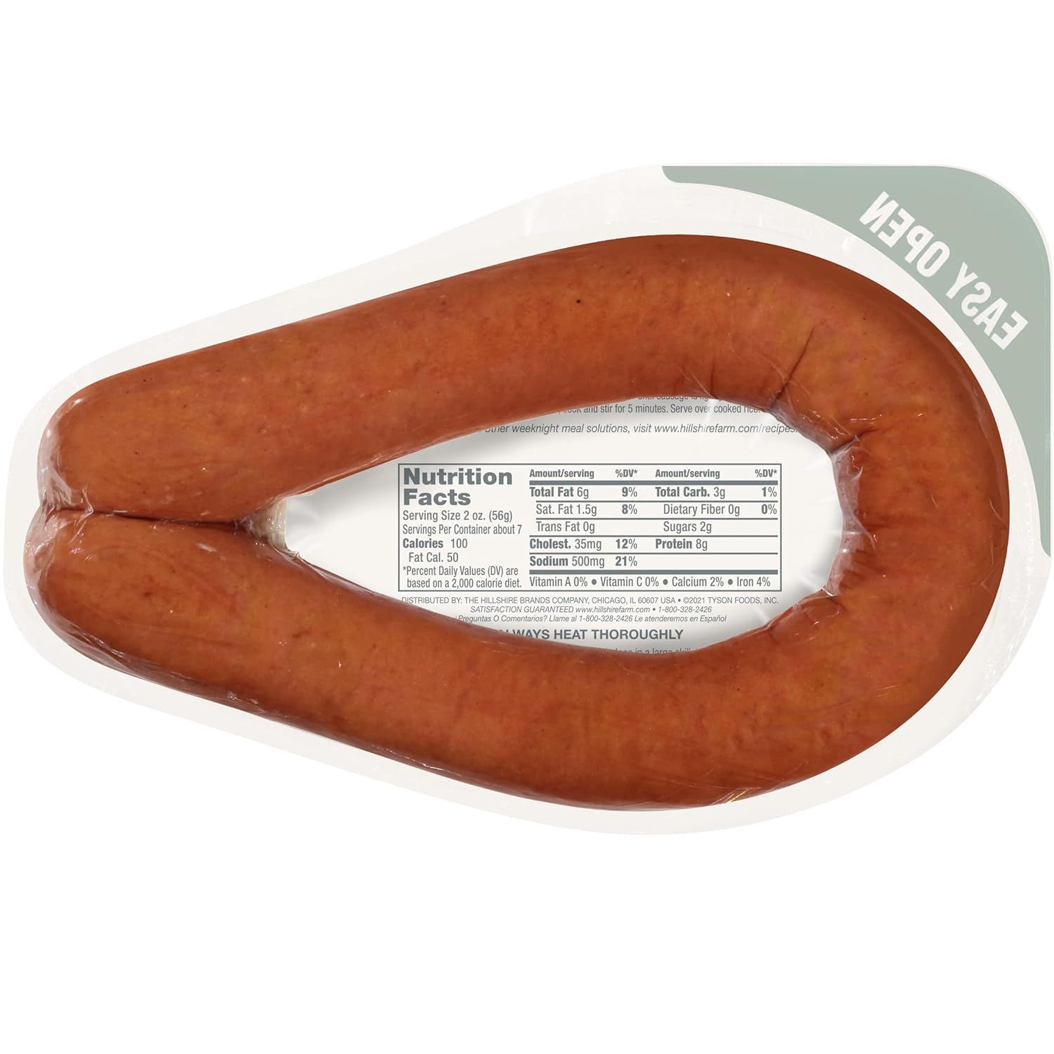 Displays the product in its retail packaging on a clean white background to give shoppers a clear view of what they will receive, including the nutrition facts label.