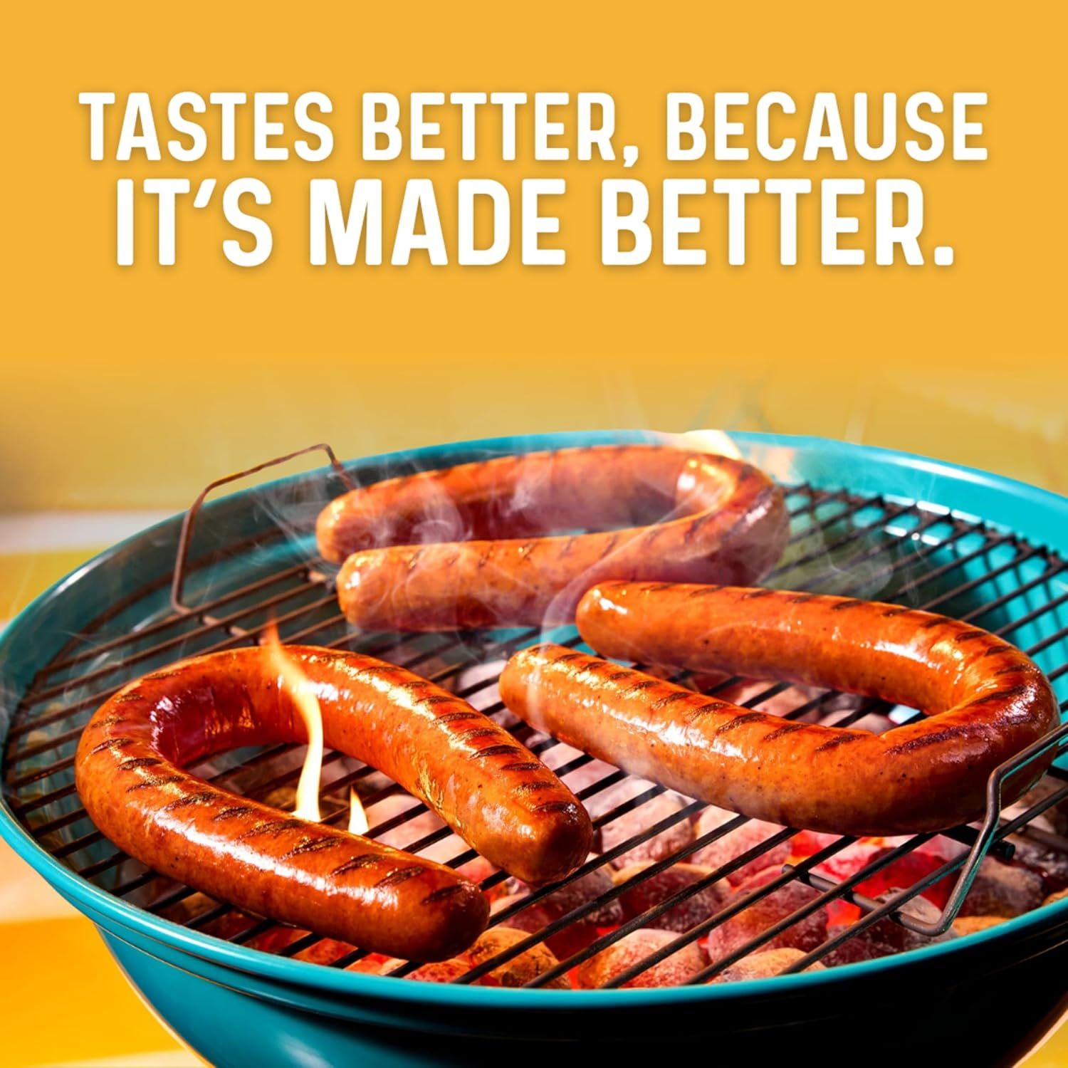Communicates that the product delivers better taste through better manufacturing or ingredients, appealing to shoppers seeking premium quality.