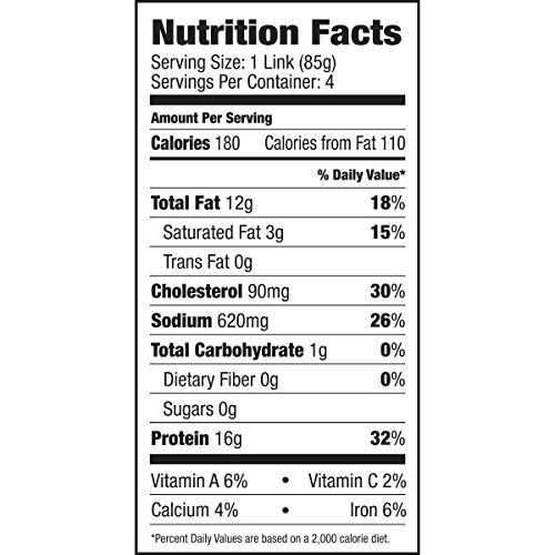 Provides detailed nutritional information to help shoppers make informed dietary decisions and understand the product's nutritional content per serving.