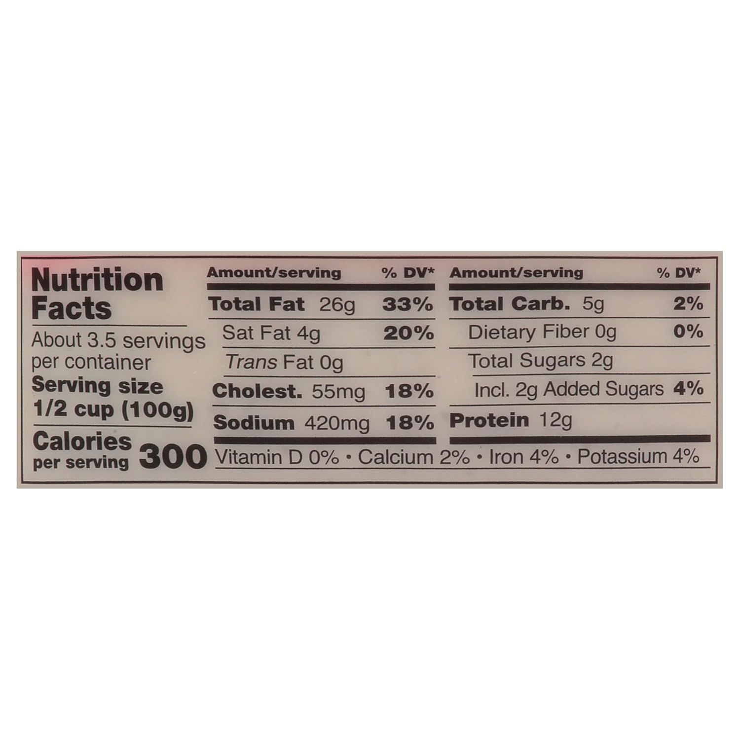 Provides detailed nutritional information to help shoppers make informed dietary decisions about the product.