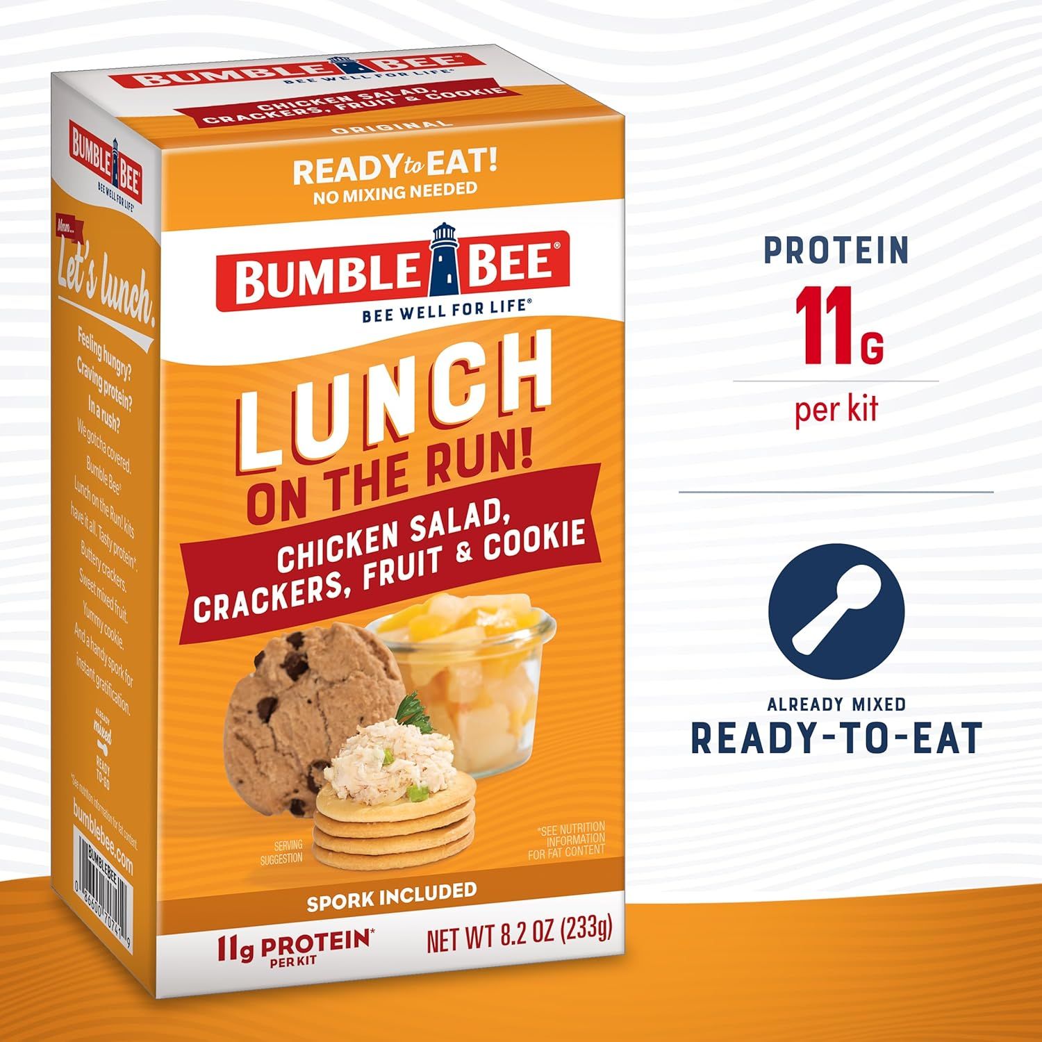 Highlights the high protein content of the product to appeal to health-conscious shoppers looking for nutritious, convenient meal options. Emphasizes the convenience of the pre-mixed, ready-to-eat…