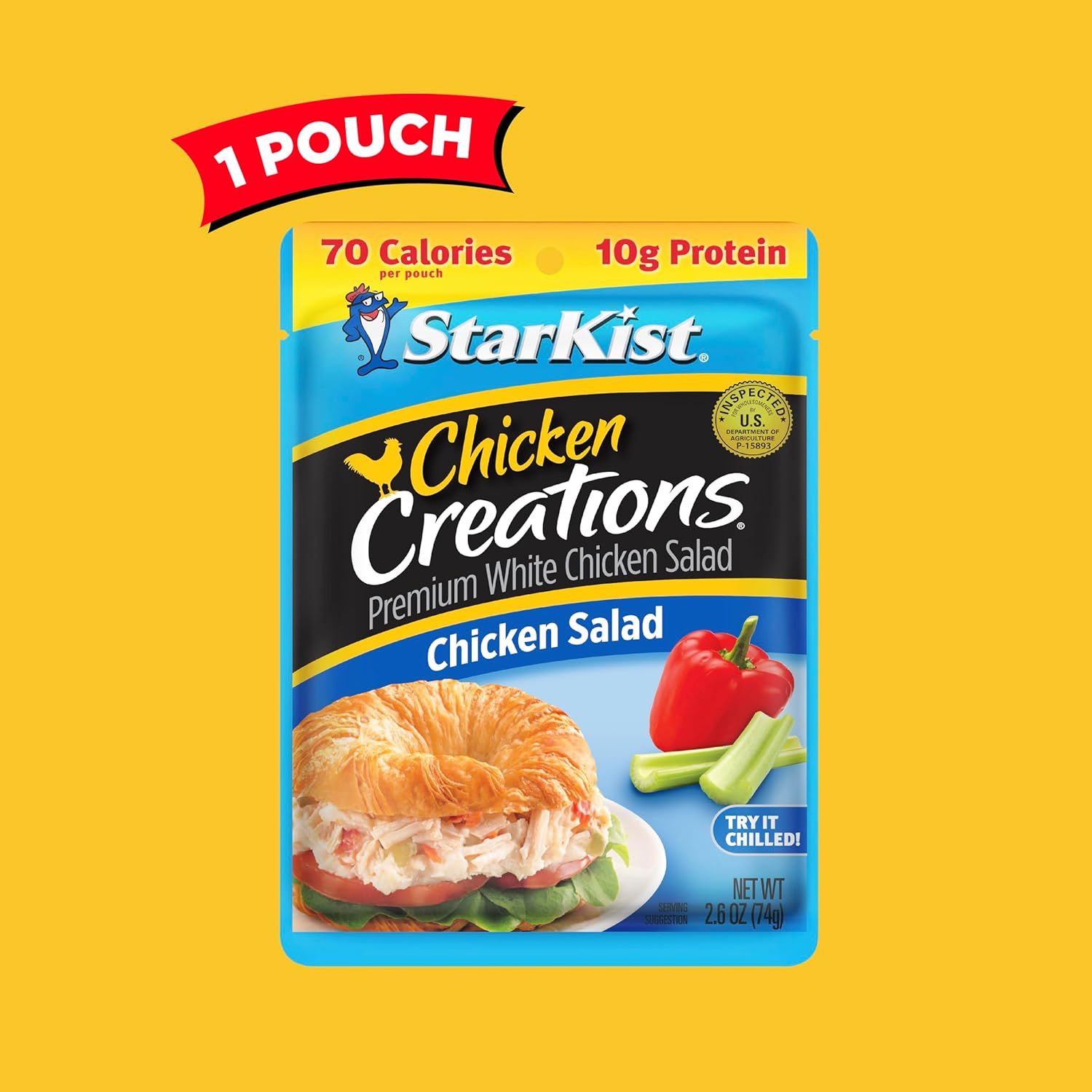 Provides a clear, unobstructed view of the product packaging so shoppers can see exactly what they're purchasing, including branding, nutritional callouts, and product imagery.