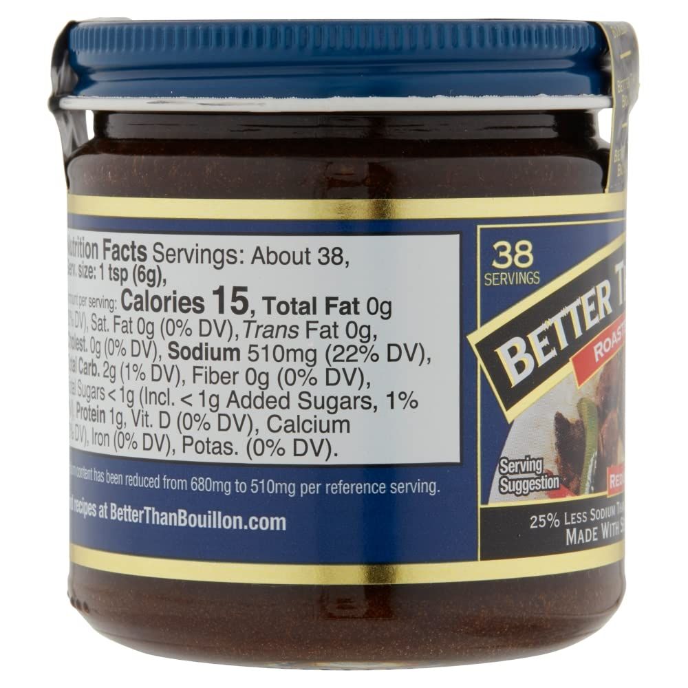 Displays the product jar with its label clearly visible, allowing shoppers to see the packaging design, nutrition facts, and brand identity in a clean, catalog-style format.