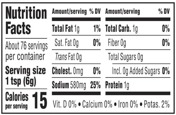 Provides detailed nutritional information to help shoppers make informed dietary decisions and understand the product's health profile.