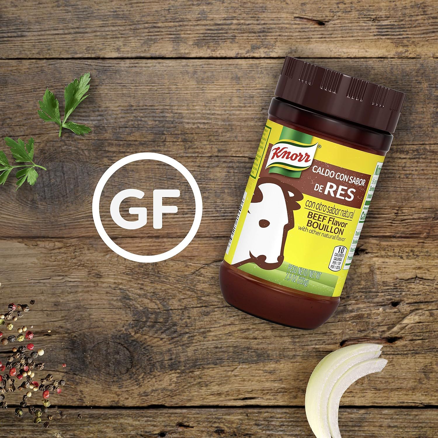 Communicates that the product is gluten-free, reassuring shoppers with dietary restrictions or preferences that it is safe for their needs. Highlights the gluten-free benefit in a simple, clean…