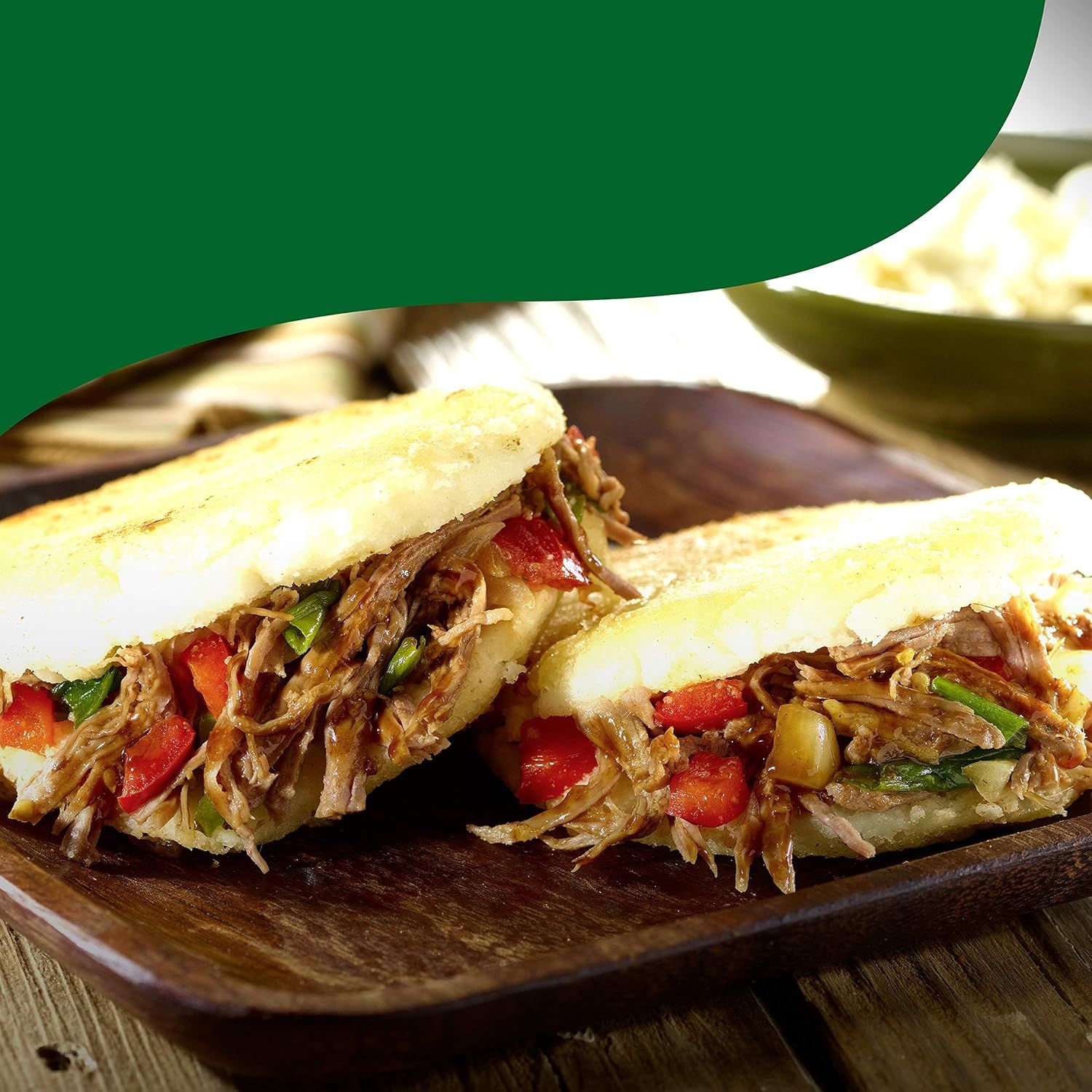 Showcases the product in an appetizing, real-world context to help shoppers visualize the meal and increase purchase appeal.