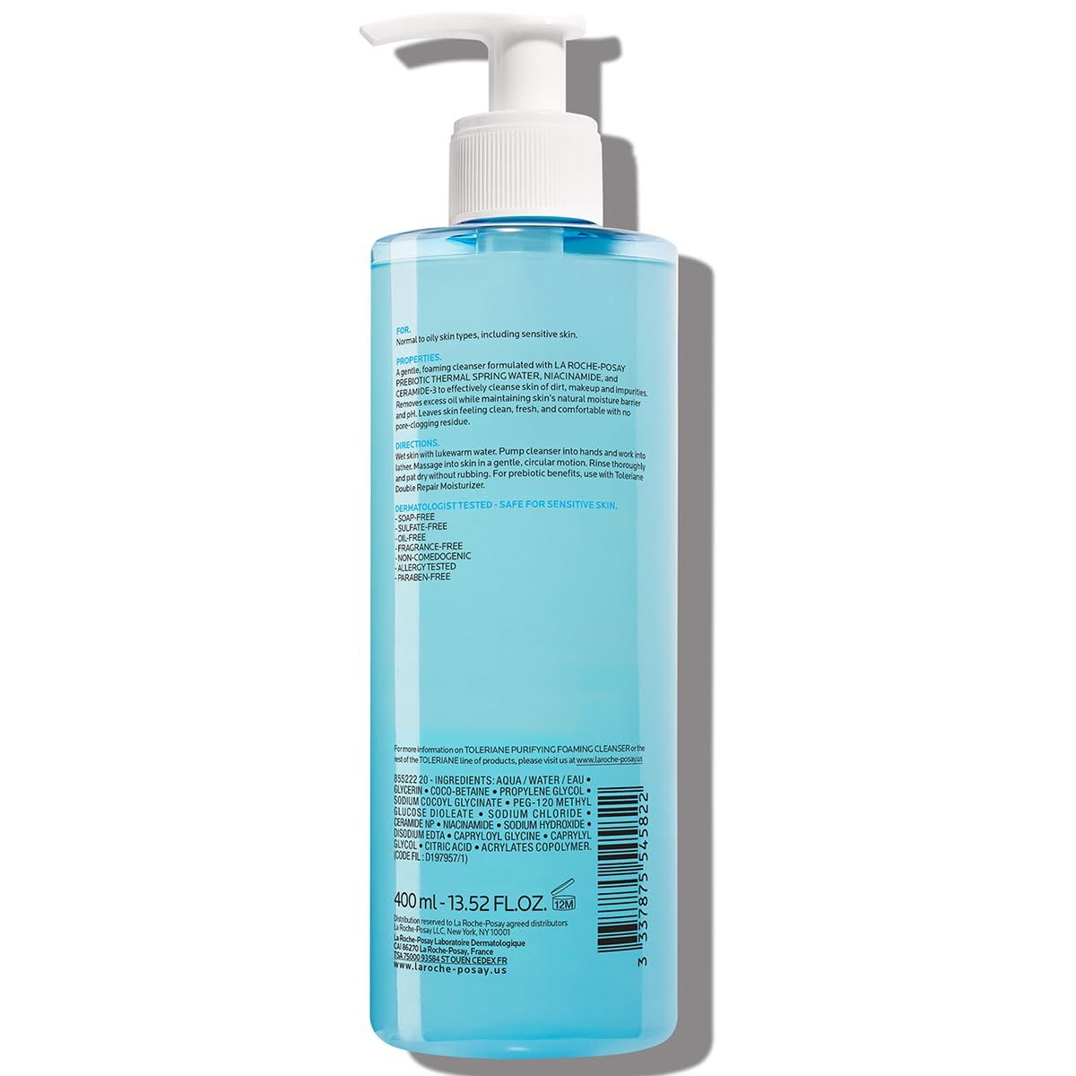 Provides a clean, catalog-style view of the product bottle showing its size, color, and pump dispenser design to help shoppers understand what they will receive.