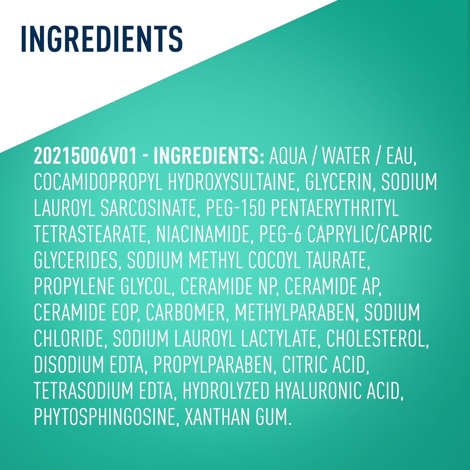 Provides full ingredient disclosure to reassure shoppers about product composition and build trust through transparency.