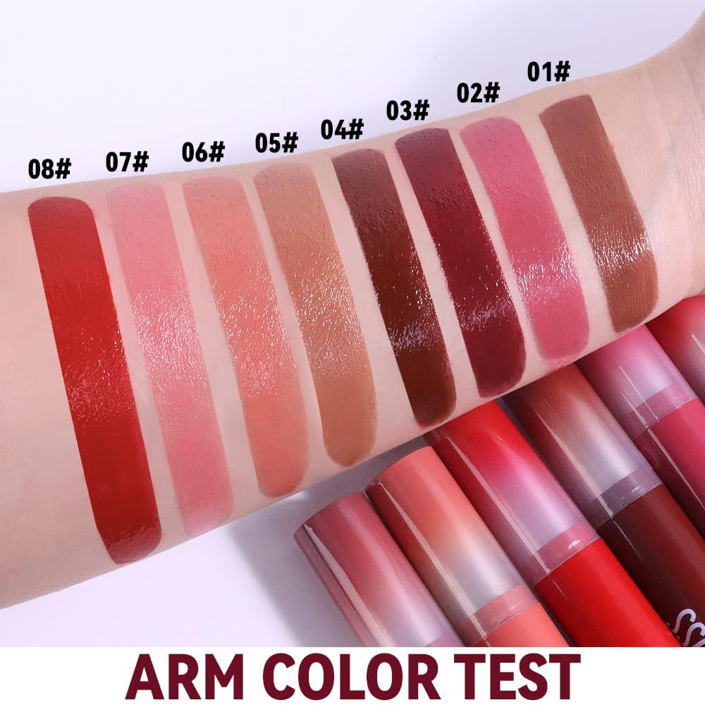 Displays the brand's full lipstick shade range to help shoppers visualize all available color options and choose their preferred shade.