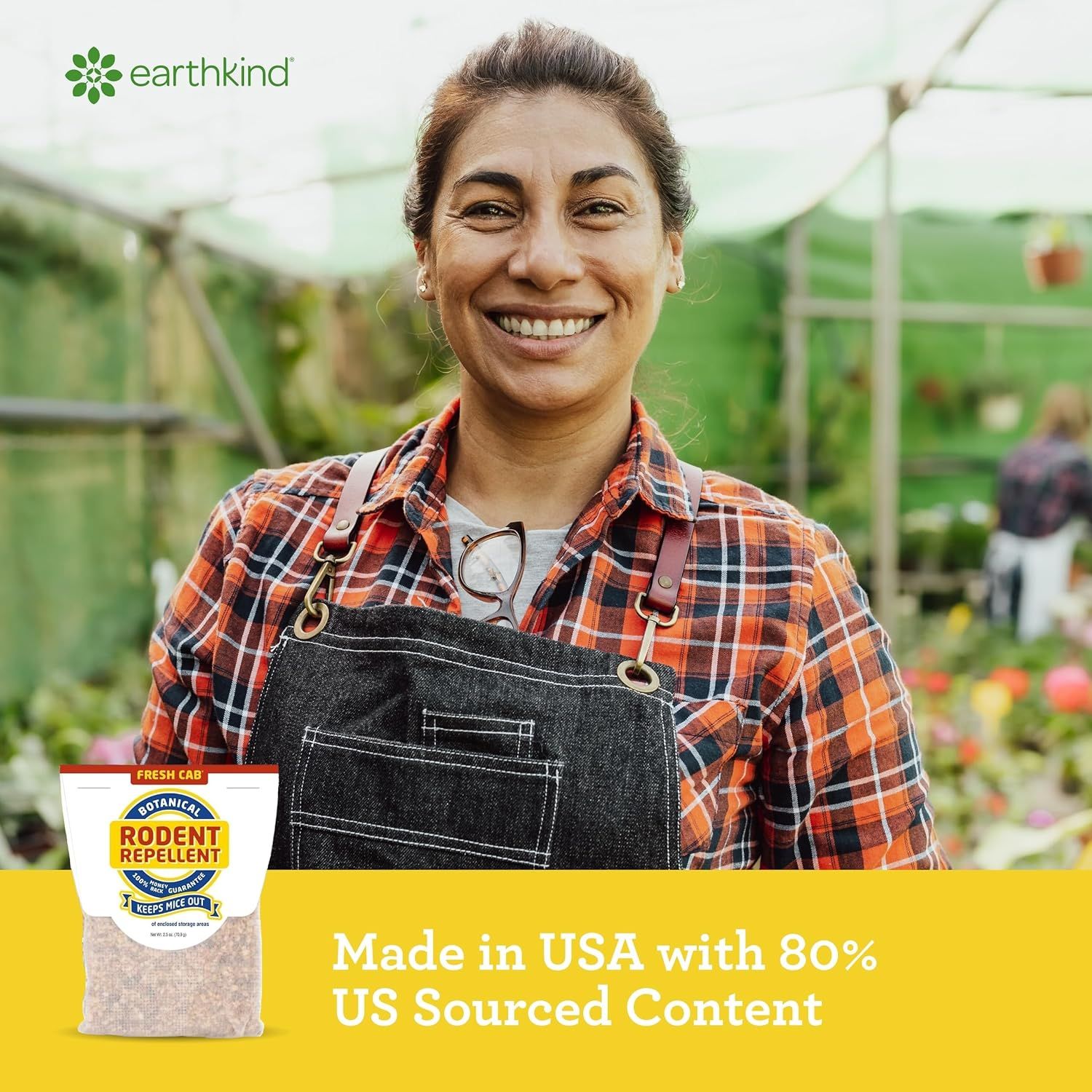 Communicates the product's domestic manufacturing and sourcing to appeal to shoppers who value American-made products and support local production.