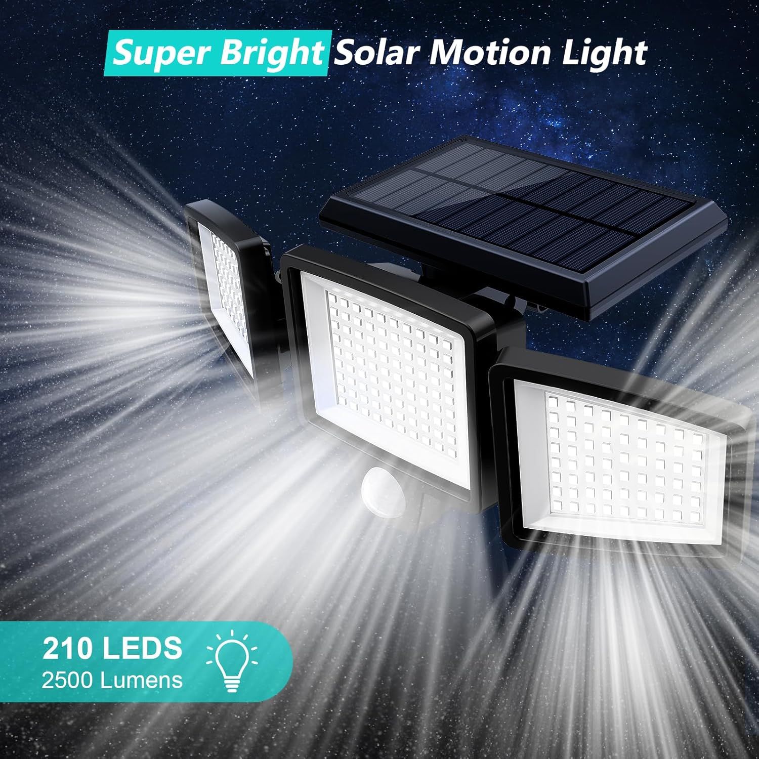 Communicates the product's high brightness output and LED count to reassure shoppers of its powerful illumination capability. Highlights the product's core benefit of being a super bright,…